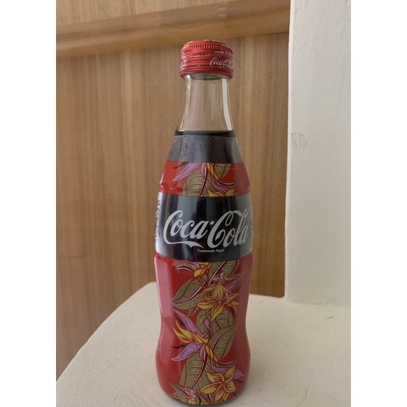 可口可樂復古紀念瓶 夏威夷 玻璃瓶 滿罐