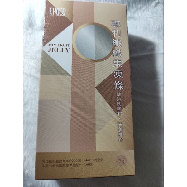 CHOCO專利纖纖果凍條 7包/盒
