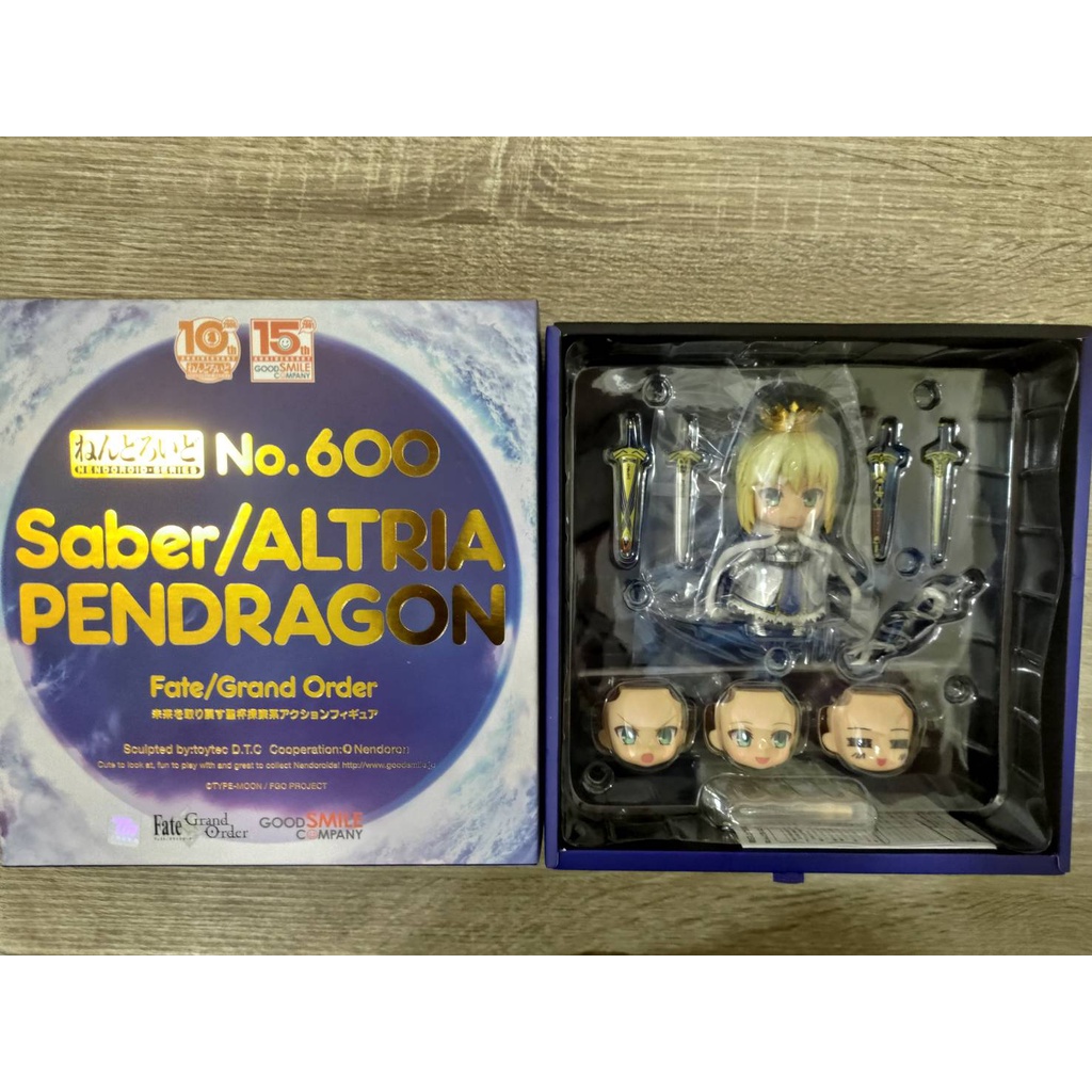 [現貨自賣]黏土人 No.600 Saber  WF會場 GSC15周年 FGO 現貨