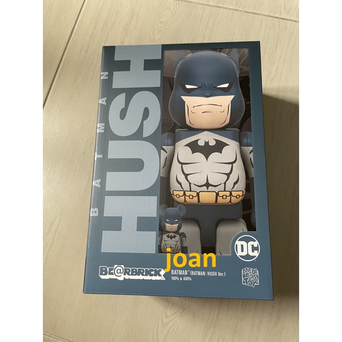 現貨 正版 BE@RBRICK 庫柏力克熊 400% +100% batman hush 蝙蝠俠