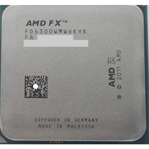 AMD CPU FX6300 fd6300wmw6khk FX 6300 3.5GHz 6核心 AM3/AM3+ 推土機