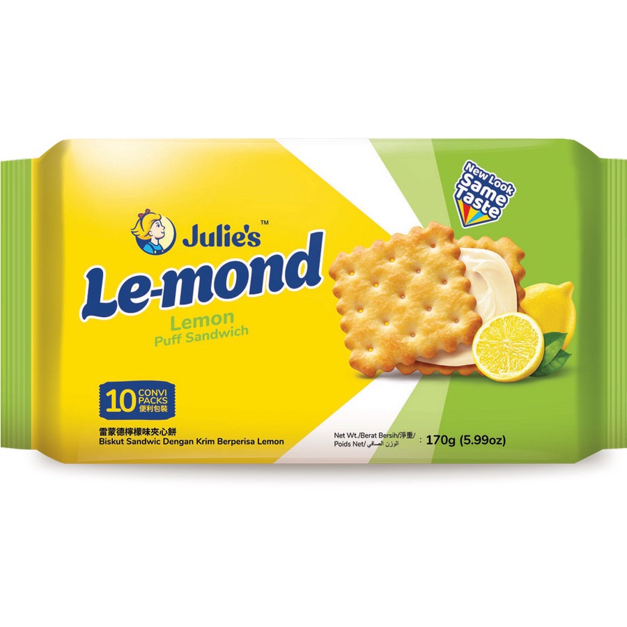 茱蒂絲-雷蒙德檸檬味夾心餅乾 Julie's Le-mond Lemon Flavoured Sandwich