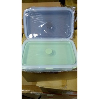 153.AKWATEK 矽膠折疊保鮮盒 1200ml 100元 不挑色