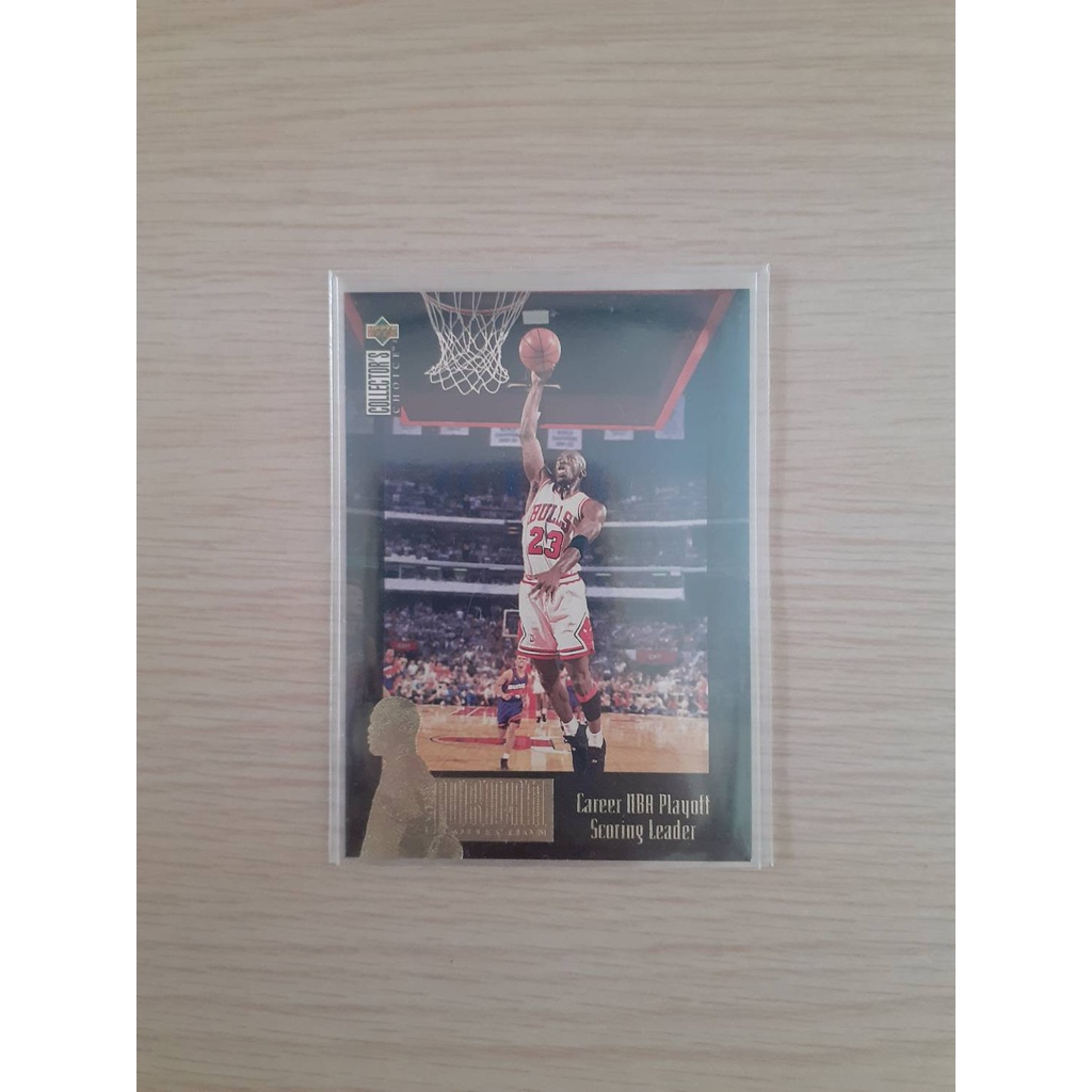 麥可喬丹 金字卡 Michael Jordan 1995 決賽得分王 籃球卡 球員卡 喬丹卡