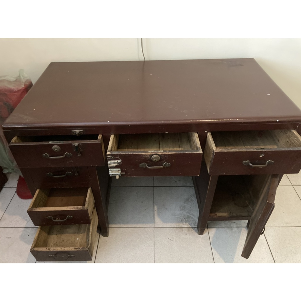 台灣早期老書桌、古董桌