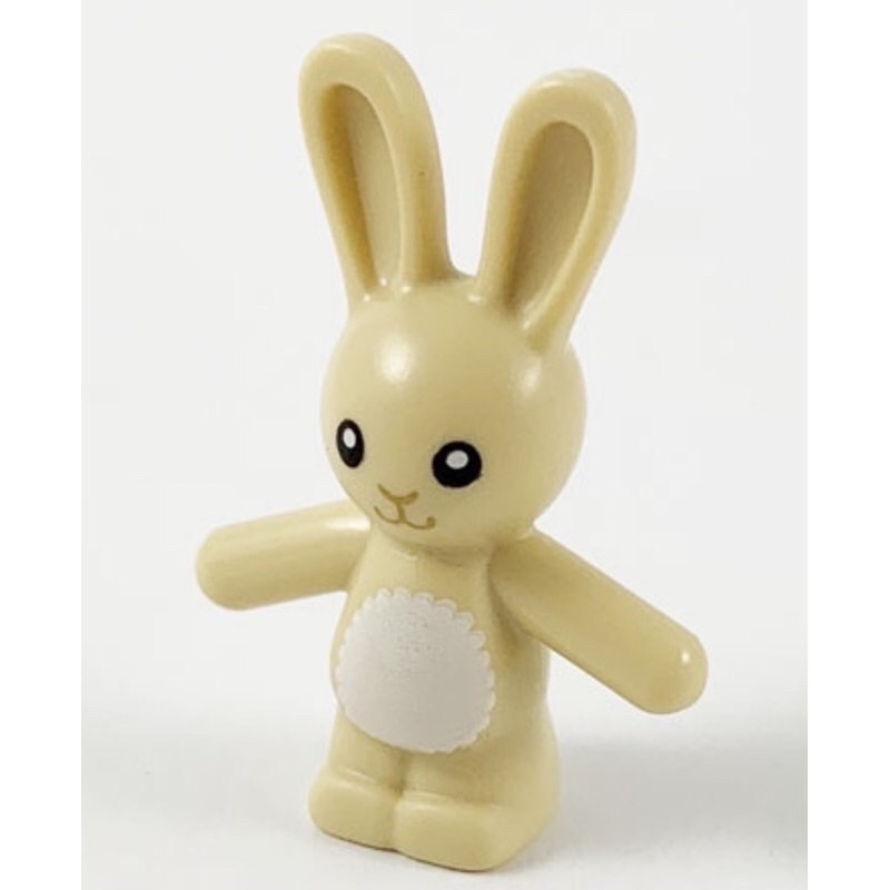 【豆豆Toy】樂高 LEGO人物手持配件-米色玩偶-動物兔子🐰（66965pb01 21324 71027）