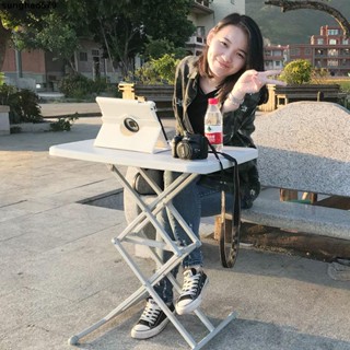 【免運費】折疊桌子戶外便攜升降餐桌吃飯家用多功能小戶型出租屋車載塑膠桌sunghao579