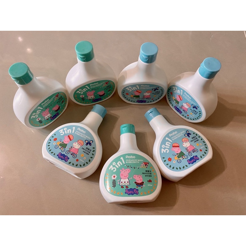 （莎莎媽-當日寄）博寶兒 3合1 洗髮沐浴泡泡露 400ml