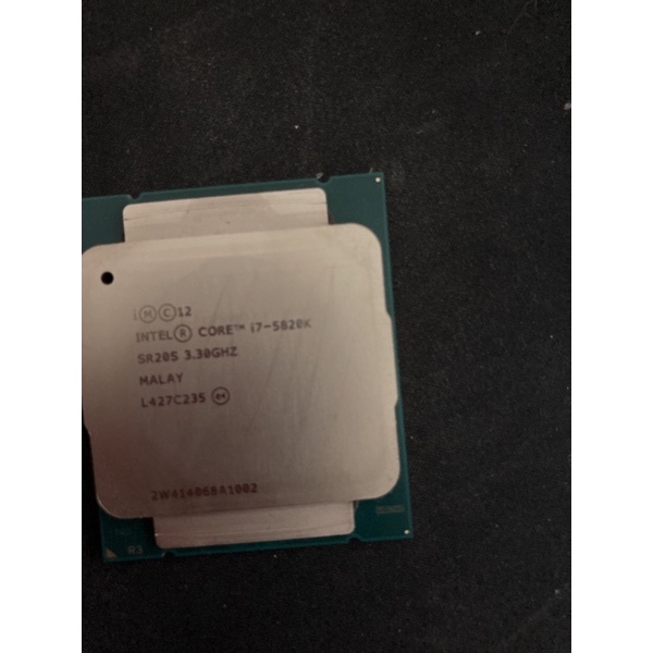 intel i7 5820k x99 cpu 處理器 2011-v3 22nm 6c12t 15m 不鎖頻