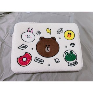 絕版Line Friends筆電套/保護袋/筆電/iPad /熊大/兔兔
