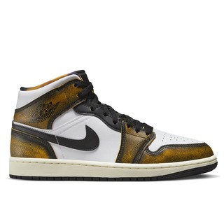 NIKE 男鞋 休閒運動鞋 AIR JORDAN 1 MID SE 仿舊 古銅白【A-KAY0】【DQ8417-071】