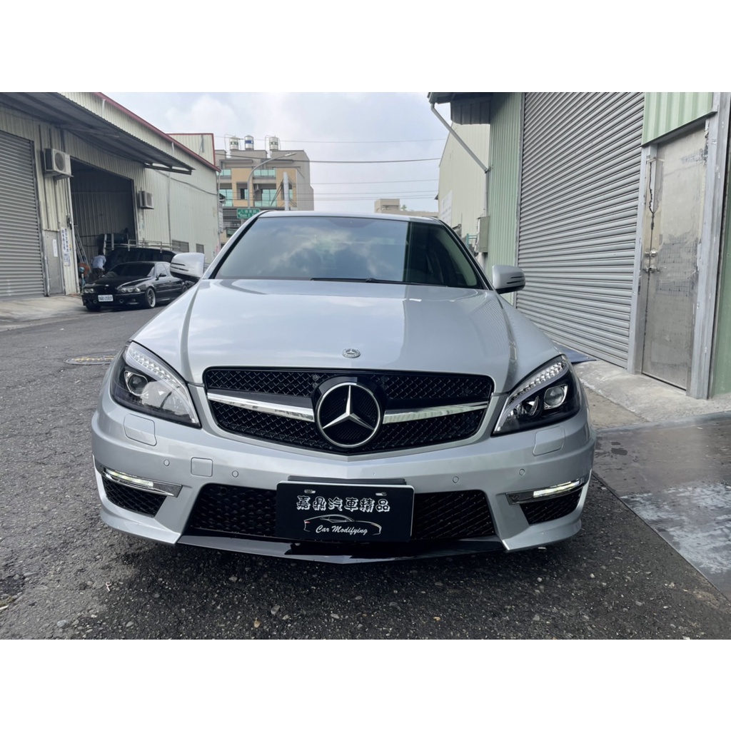 K.A.M. 賓士 BENZ W204 07 08 09 10 11 前期 改後期 C63 前保桿含日行燈+側裙+後保桿