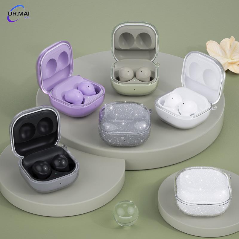 【麥博士大賣場】三星Galaxy Buds2耳機保護套帶金屬扣Buds Live防摔Buds Pro保護殼防摔軟