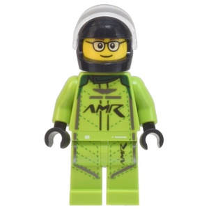 LEGO 樂高 人偶 奧斯頓馬丁 賽車手 Vantage GT3 Driver sc099 76910