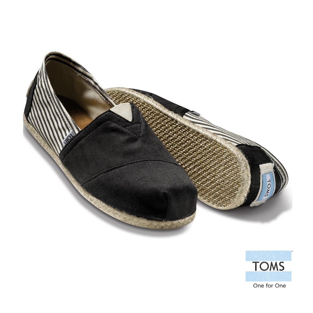 TOMS 經典學院風懶人鞋-女款-黑-001019B09 UNBLK