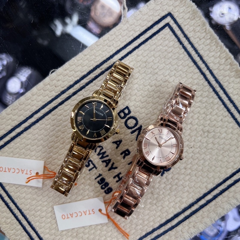 🤩韓國STACCATO 不銹鋼金屬手錶 女錶 質感超好👆店面實拍 超值優惠