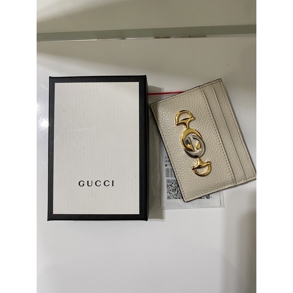 Gucci 白色名片夾