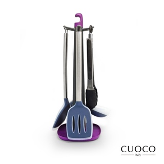 【義大利CUOCO】矽膠廚具六件組，切菜料理好方便