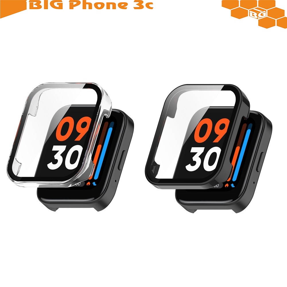 BC【PC+鋼化玻璃一體錶殼】Realme watch 3 全包 手錶 保護殼 硬殼