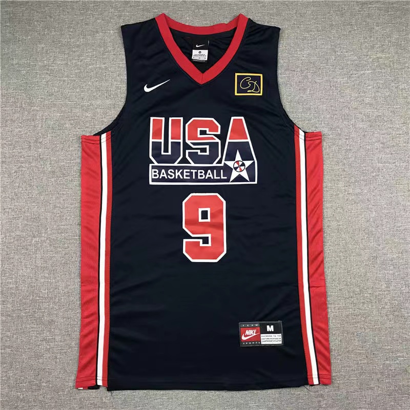 球衣 美國 夢幻隊 USA 球衣 9號球衣 刺繡籃球服 吸濕排汗 寬鬆 籃球背心 夢幻隊球衣 籃球球衣
