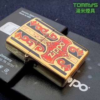 🔥全館免運費🔥正品 美國Zippo 打火機- LOGO系列 『黃銅鏡面拋光』型號29510『湯米煙具』
