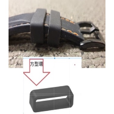 方型環,我是用於 小米手錶運動版 MI Watch Color 錶帶 的 方型錶帶環