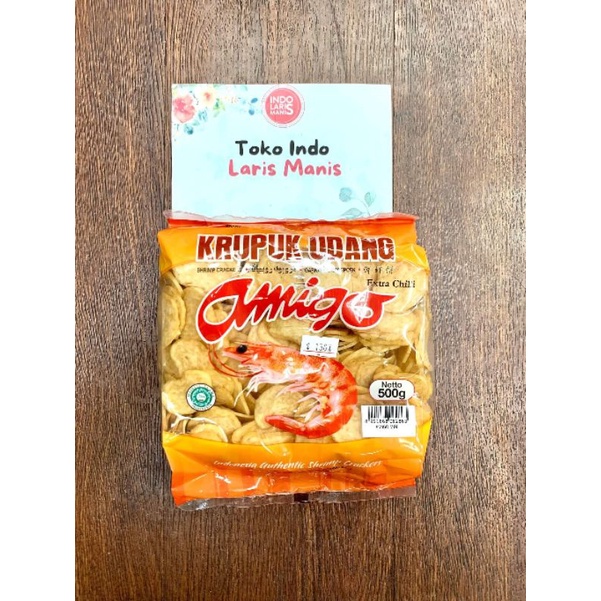 TILM 印尼 AMIGO KERUPUK UDANG 鮮蝦餅 500gr