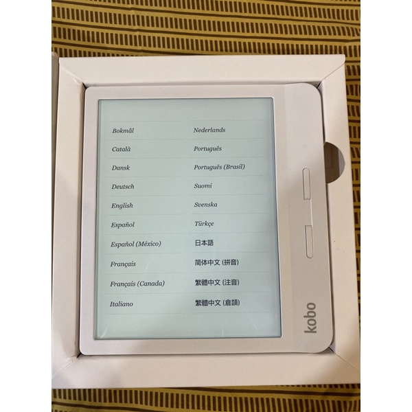 樂天 kobo Libra h2o 電子閱讀器/二手/7吋/防潑水