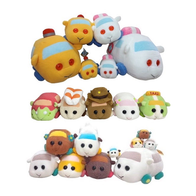 【娃娃市集】天竺鼠車車娃娃 正版授權 迴力車 馬鈴薯車車 西羅摩車車 巧克力車車 泰迪車車 巡警車車 救護車車