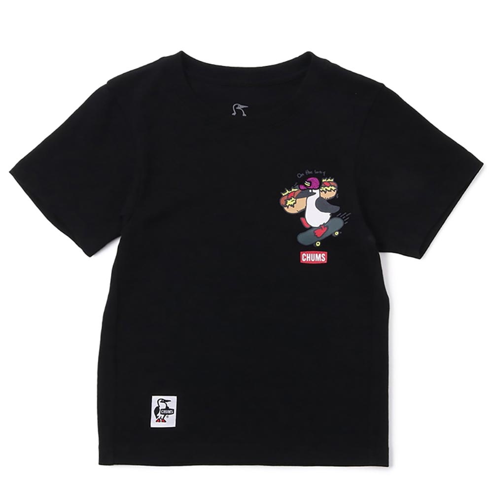 CHUMS 孩童 CHUMS Delivery T-Shirt短袖T恤 黑色 CH211223K001