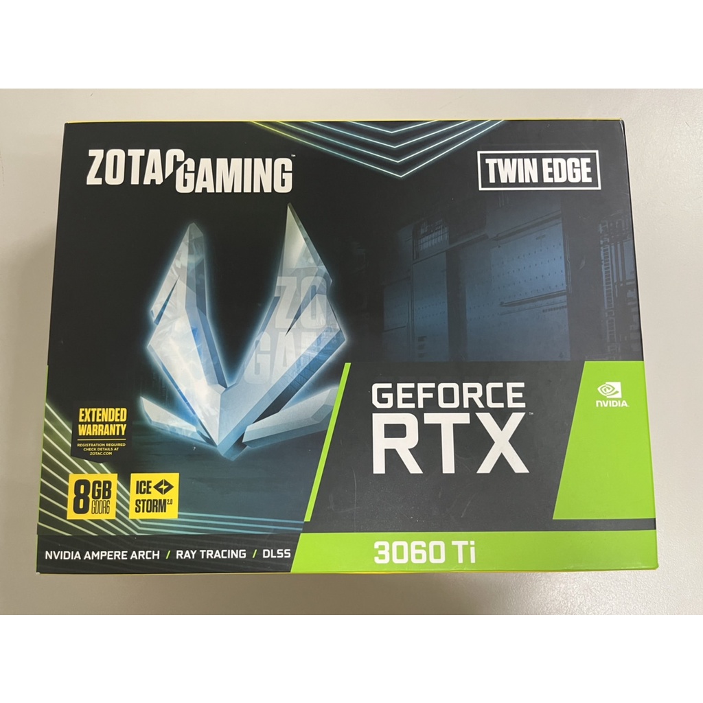 『羅馬資訊』ZOTAC RTX 3060TI 8G GAMING TWIN EDGE 原廠盒裝 已註冊四年保固