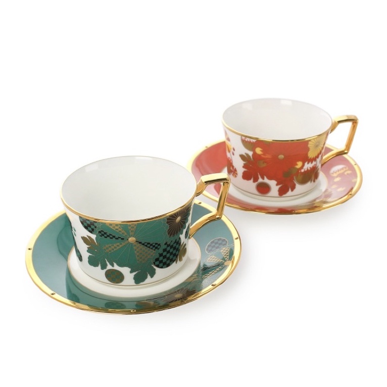 日本 Noritake 則武 鬼滅之刃 咖啡杯（2杯2盤）竈門炭治郎 煉獄杏壽郎