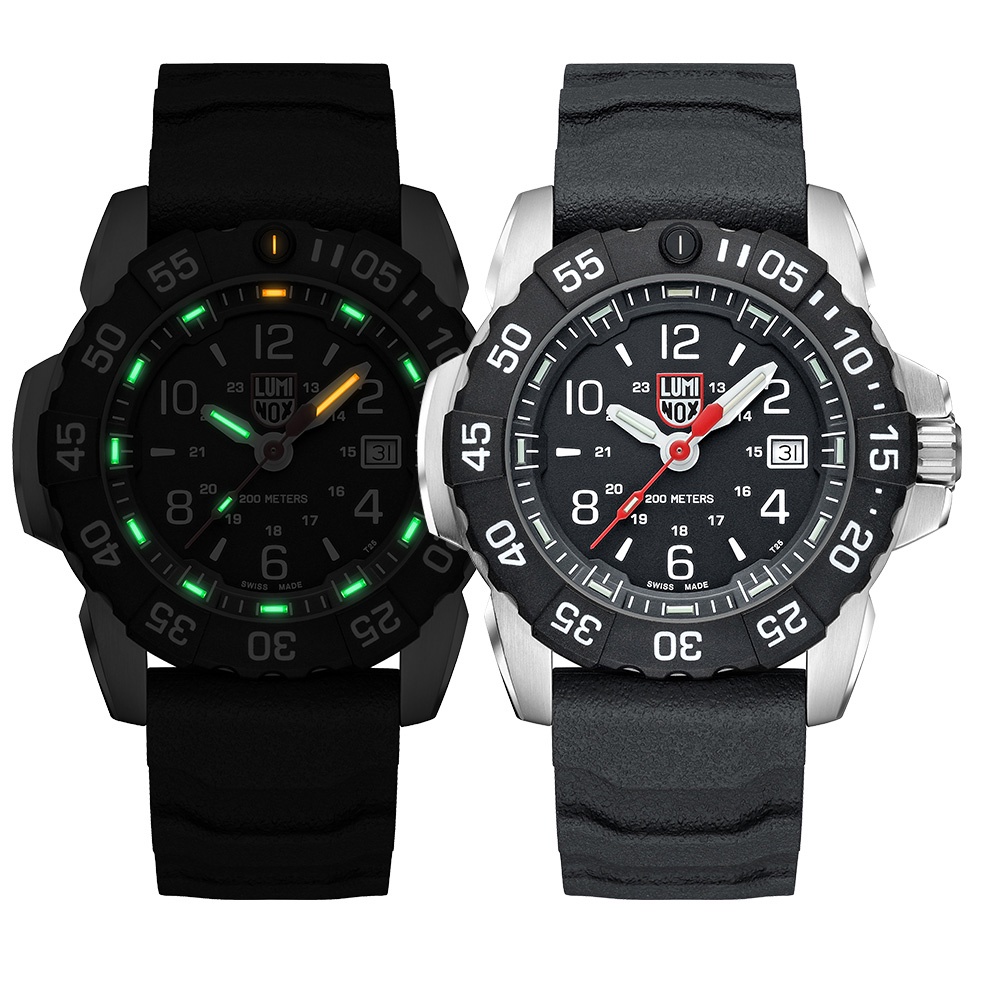 LUMINOX 雷明時海豹鐵漢NAVY SEAL – 45mm石墨黑 3251CB