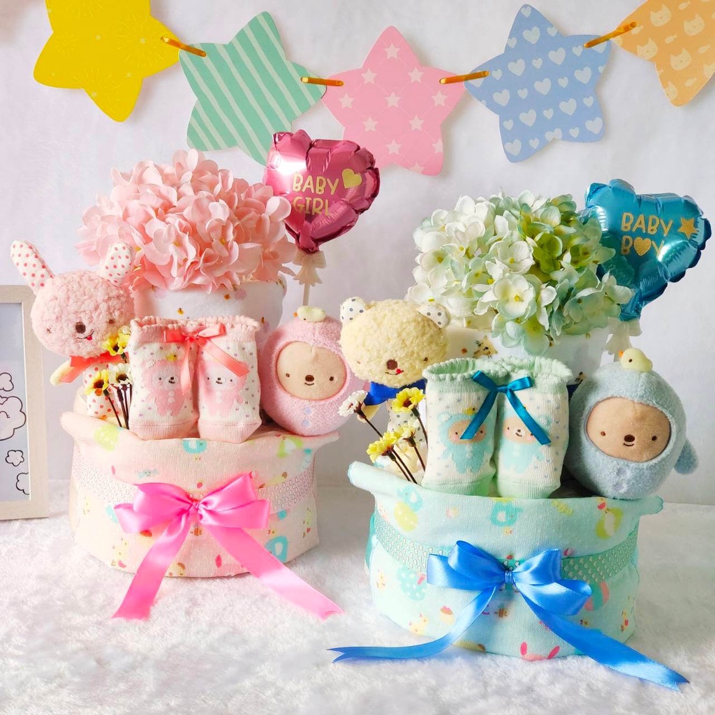 🐻熊寶寶尿布蛋糕🐻 日本anano cafe尿布蛋糕 新生嬰兒禮物 彌月禮 滿月禮 尿布塔 嬰兒周歲禮物 快速出貨 免運