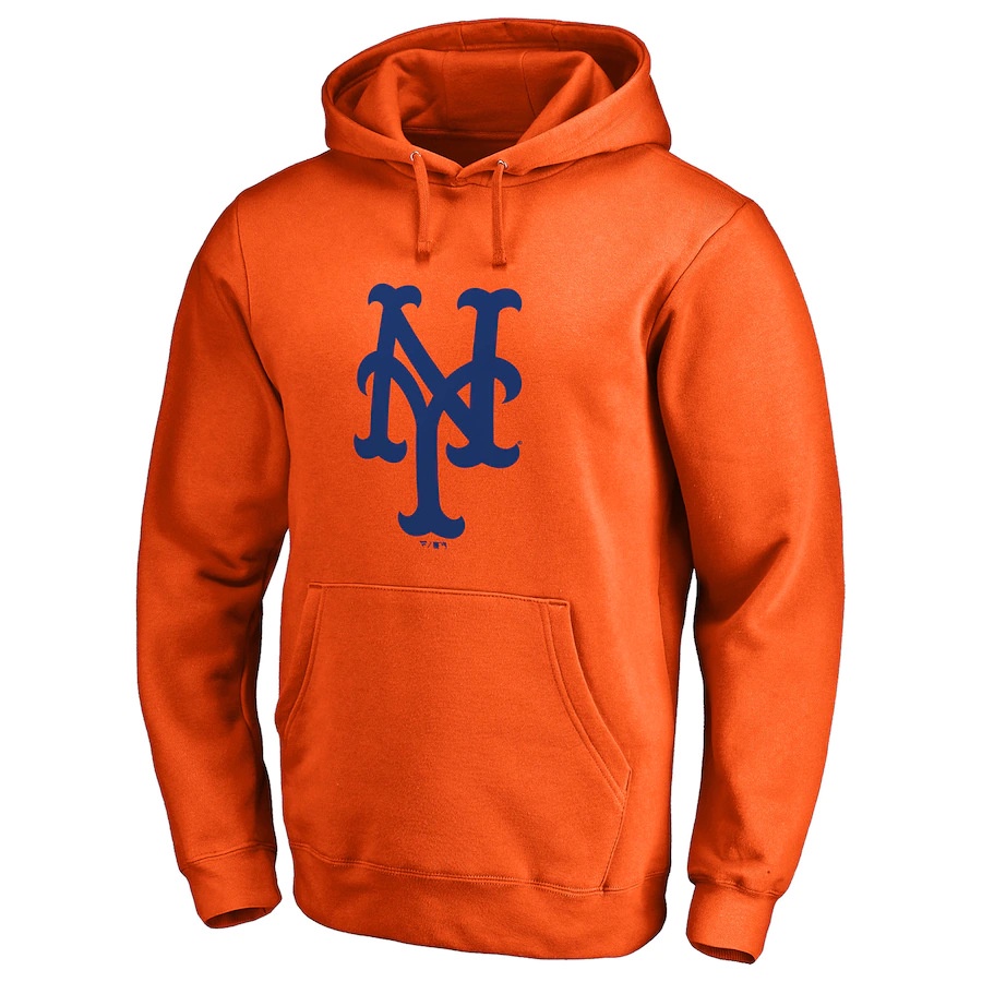 MLB 紐約大都會 Mets 連帽運動衫【 S-3XL 】連帽t寬鬆舒適, 適合日常穿著和戶外運動 可定製編號名稱