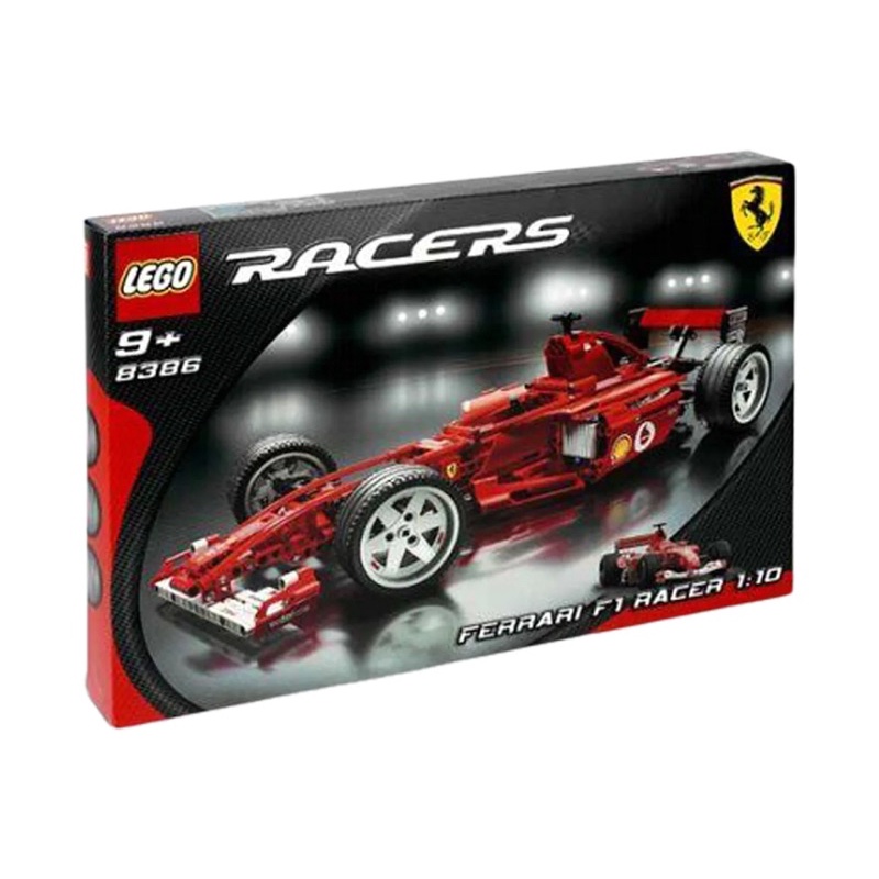 【樂高資本】LEGO 樂高 法拉利 Racers Ferrari F1 Racer 1:10 Set 8386 全新拆盒