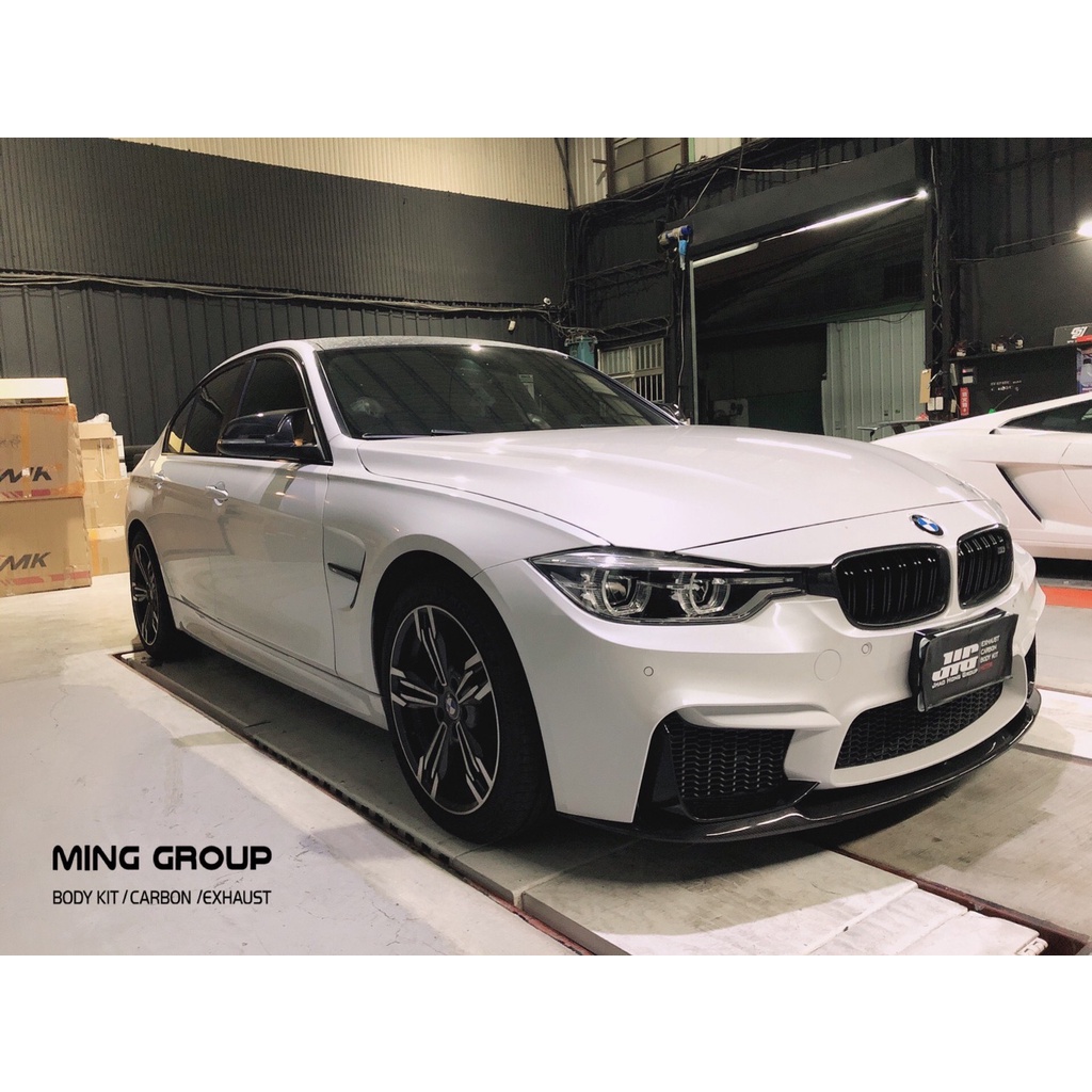 【MING GROUP國際】BMW F30 台規M3前保 P款 碳纖維前下巴