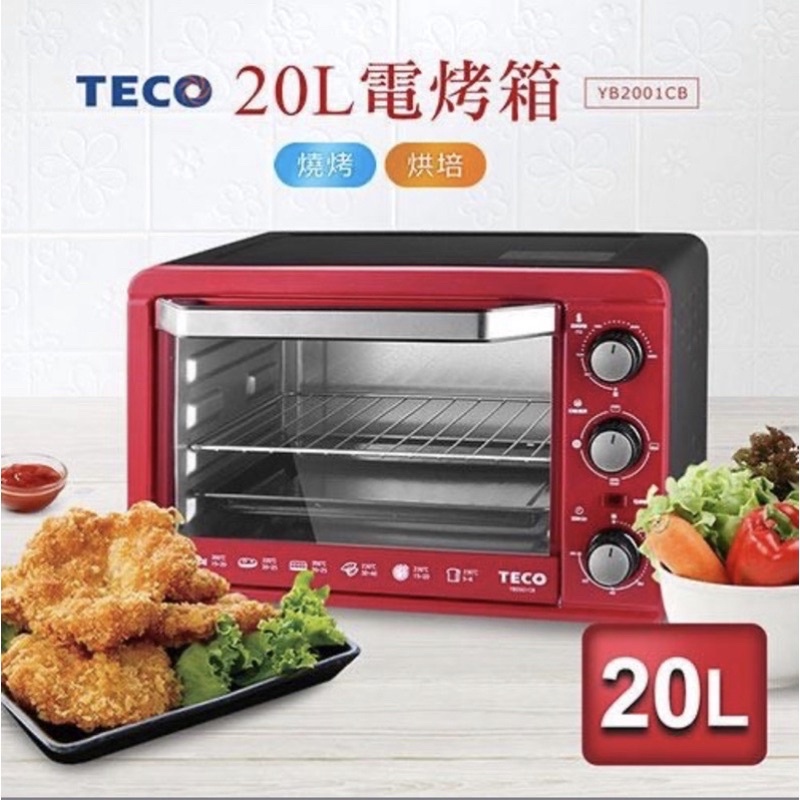 TECO 東元 20L 電烤箱 YB2001CB