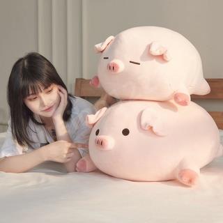 [台灣出貨]可愛豬豬公仔毛絨玩具趴趴豬玩偶布娃娃男生款抱枕床上睡覺超軟女優品