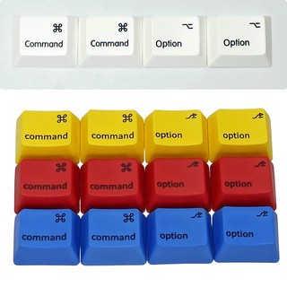 4PCS 鍵帽熱昇華PBT 1.25U commond opt macos R1用於機械鍵盤