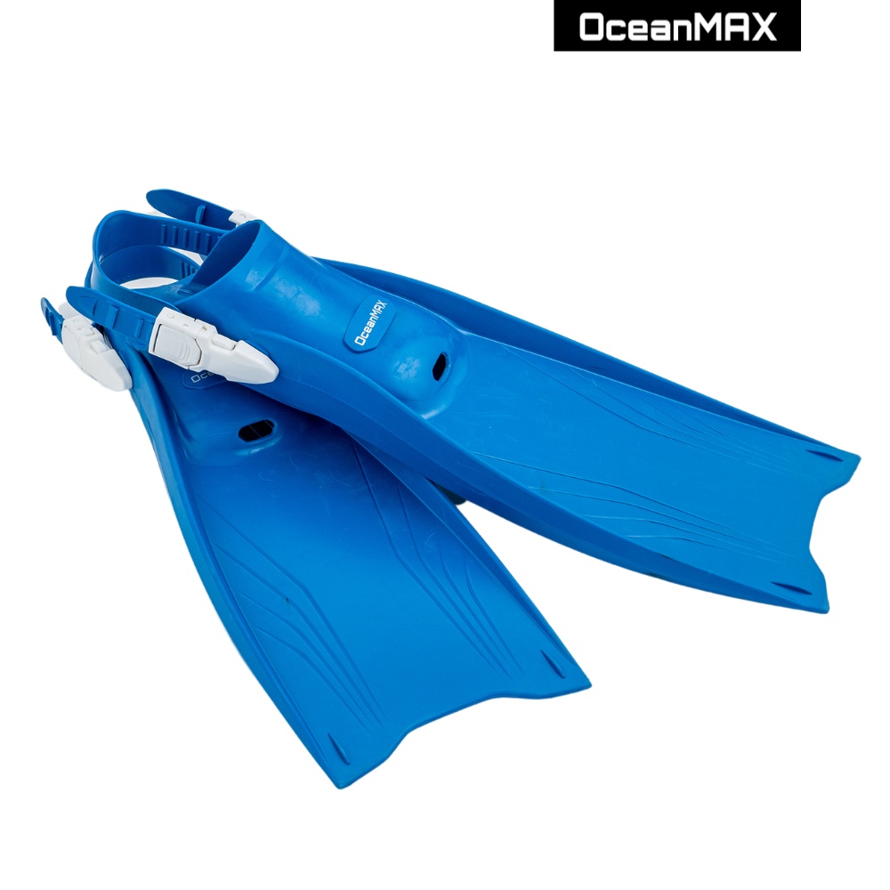 【OceanMAX】橡膠蛙鞋 - 藍｜品牌旗艦店 橡膠蛙鞋 高品質全橡膠蛙鞋  蛙鞋