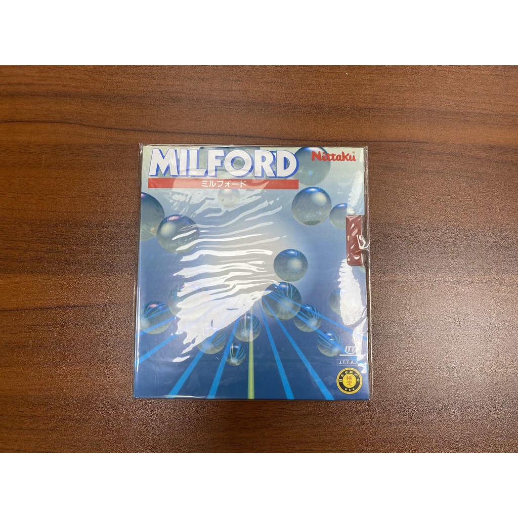 【Nittaku】MILFORD 桌球平面膠皮 紅色/2.2mm(單一規格)