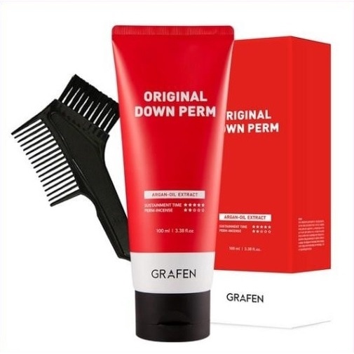GRAFEN Down Perm 100ml / grafen down perm/ 男士側發造型燙髮劑 直髮膏 燙髮膏