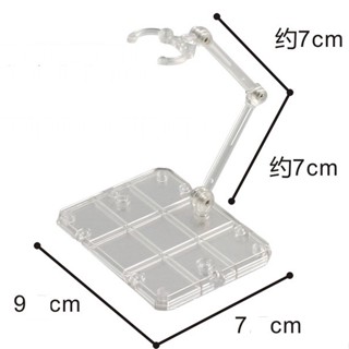 弘萬吉模型 通用型可動支架 魂支架 夾腰支架 適用於人形 透明 長9.3*寬7.3 貨號CASE25