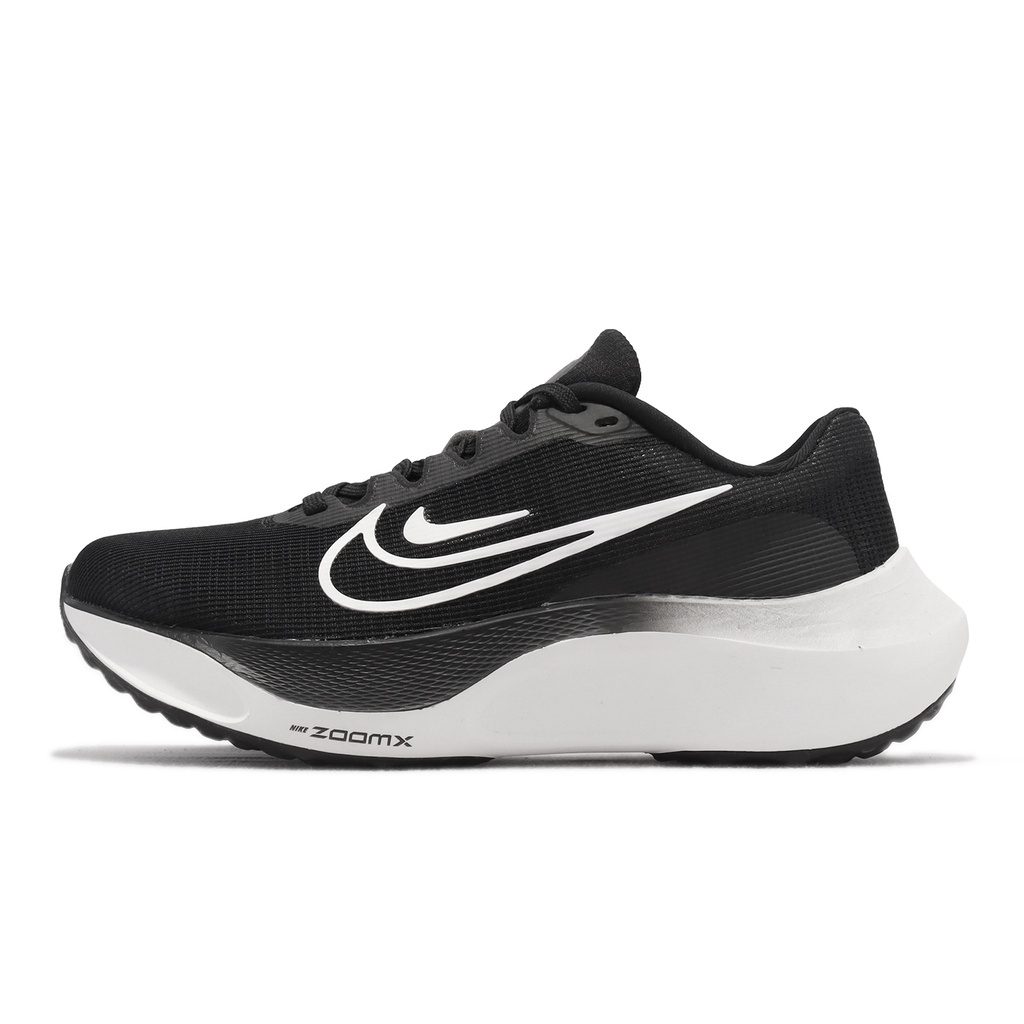 Nike 慢跑鞋 Wmns Zoom Fly 5 黑 白 厚底 避震 女鞋 運動鞋 【ACS】 DM8974-001