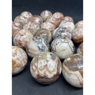 D7696 天然泰國龍宮舍利原礦 龍宮舍利 龍宮珊瑚舍利 球45-45.7mm手把玩件 擺件