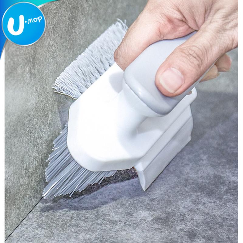 【U-mop】日式三角地縫刷 地板刷 浴室 刷地的刷子 窗刷 隙縫刷 衛生間 瓷磚板 刷子 牆角刷