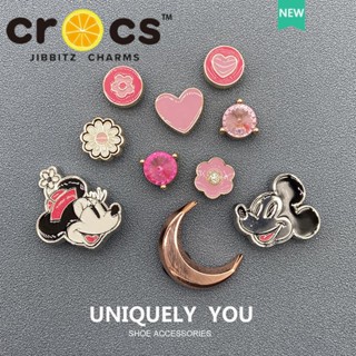 crocs jibbitz 金屬 charms 高品質金屬鞋花 時尚配飾 紅色鑽石裝飾品 jibbitz for