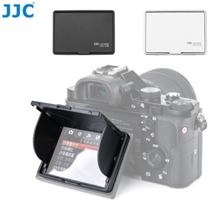 JJC 相機螢幕遮陽罩 超薄可折疊 2.5 2.8 3.0 英吋LCD屏幕遮光罩 無痕3M膠不傷屏 單眼微單相機外拍適用