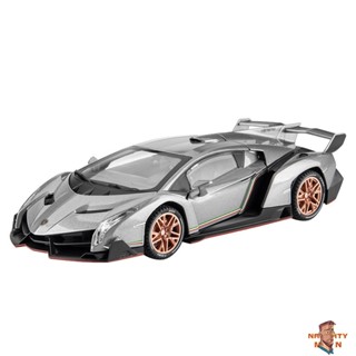 [NAU-MAN]1:24藍寶堅尼毒藥模型車合金車超跑回力帶聲光兒童玩具